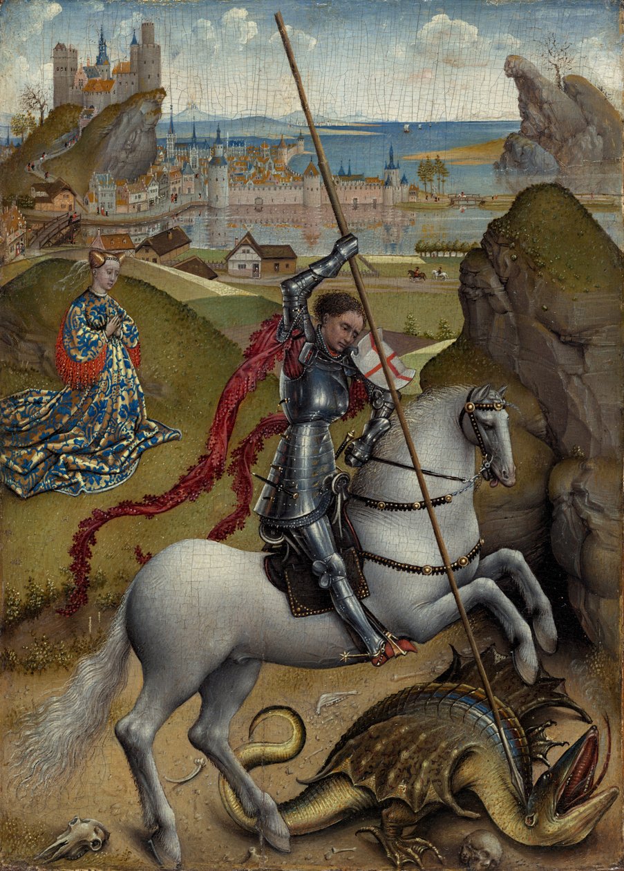 Sankt Georg og dragen af Rogier van der Weyden