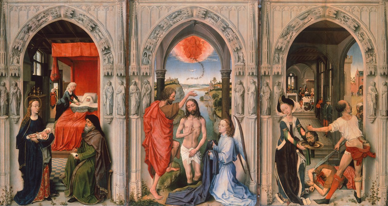 Rogier van der Weydenin kastajan triptyykki (1399-1464) af Rogier van der Weyden