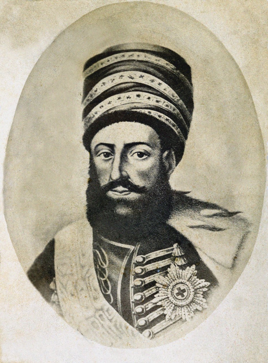 Kong Heraclius II af Georgien 1720-1798, anden halvdel af det 19. århundrede af Roinov
