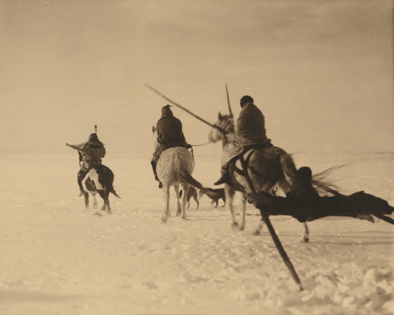 The Blizzard, ca. 1910 (fotografi) af Roland W. Reed
