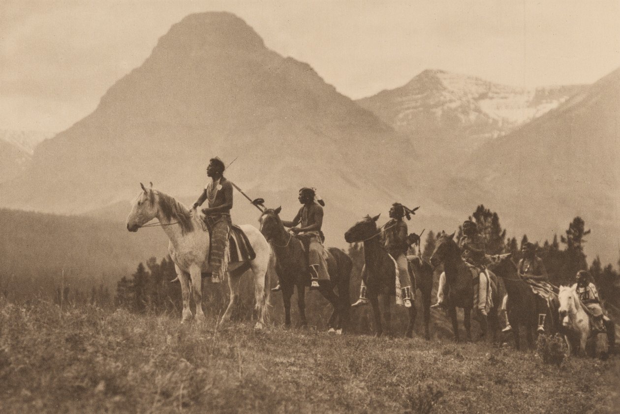 The Pass Finders, Piegan, Montana,1913 (foto) af Roland W. Reed