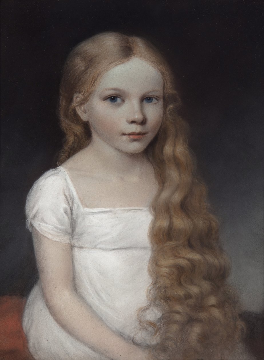 Psyche Emmeline King af Rolinda Sharples or Sharples James Junior