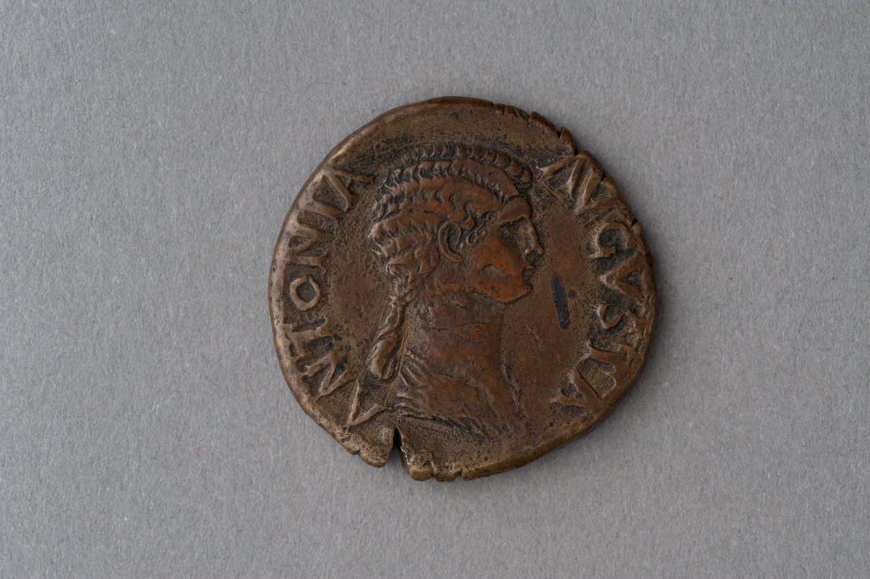 Som Antonias mønt (bronze) af Roman