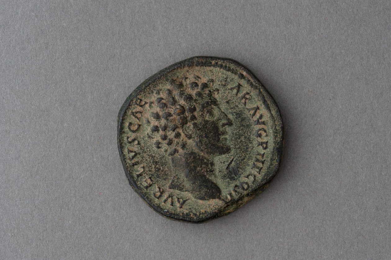 Som mønt af Marcus Aurelius (bronze) af Roman