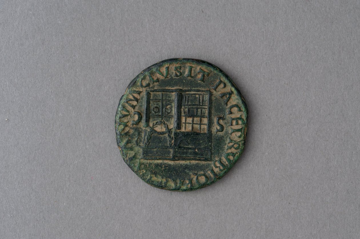 Som Neros mønt (bronze) af Roman