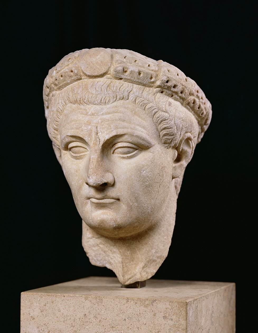 Buste af kejser Claudius (10 f.Kr.-54 e.Kr.) fra Thassos (marmor) af Roman