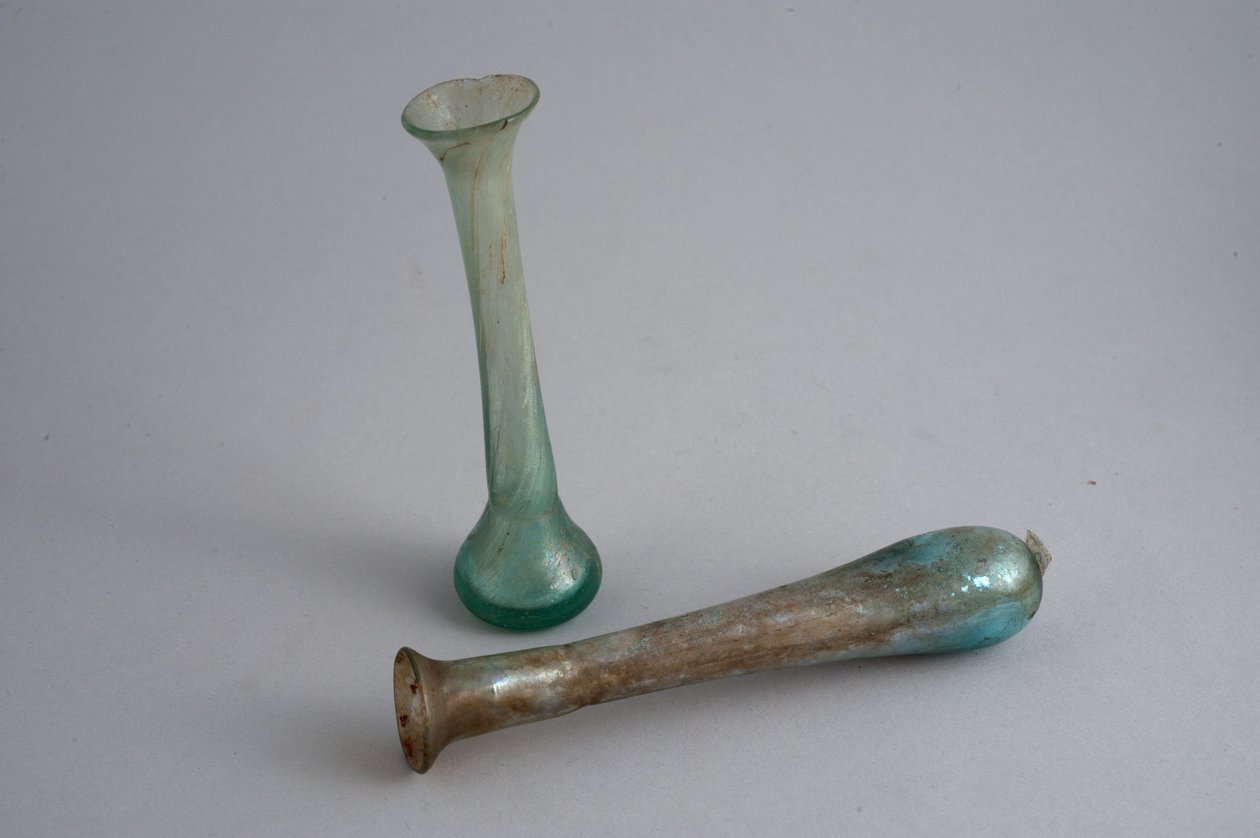 Koniske og rørformede kolber (glas) af Roman