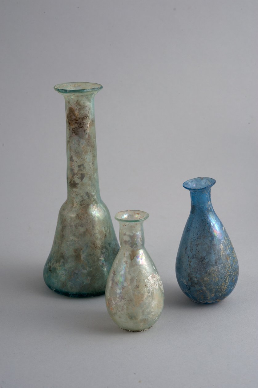 Beholdere til olie (glas) af Roman