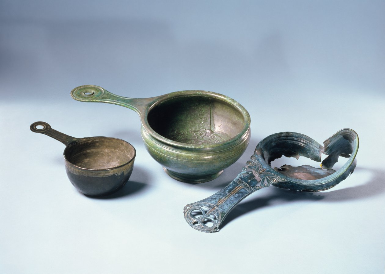 Madlavningsudstyr, (bronze) af Roman