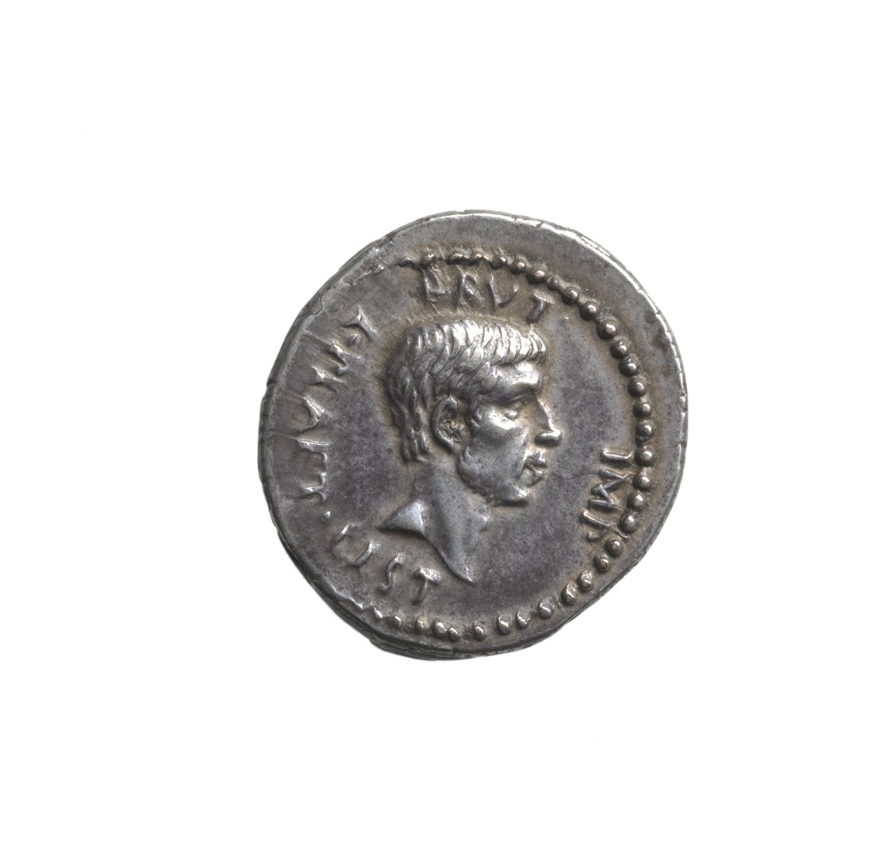 Denar med hoved af Brutus (sølv) af Roman