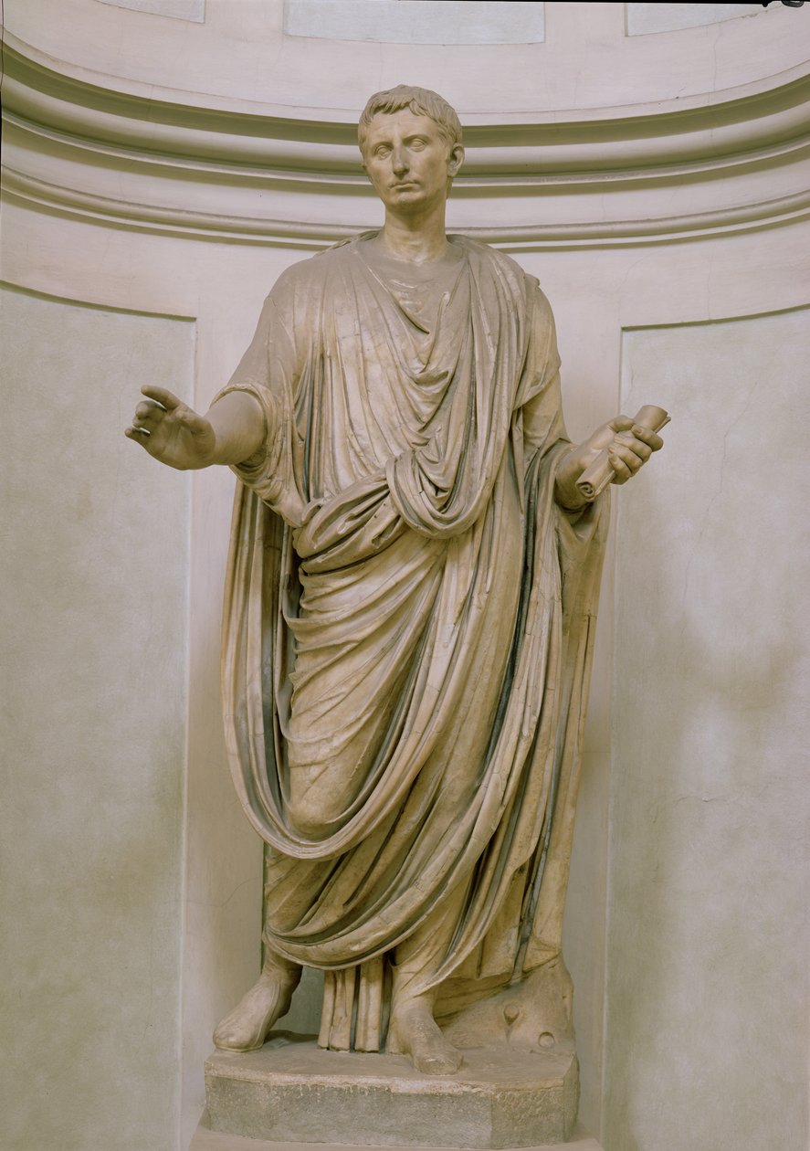 Kejser Augustus (63 f.Kr.-14 e.Kr.) af Roman