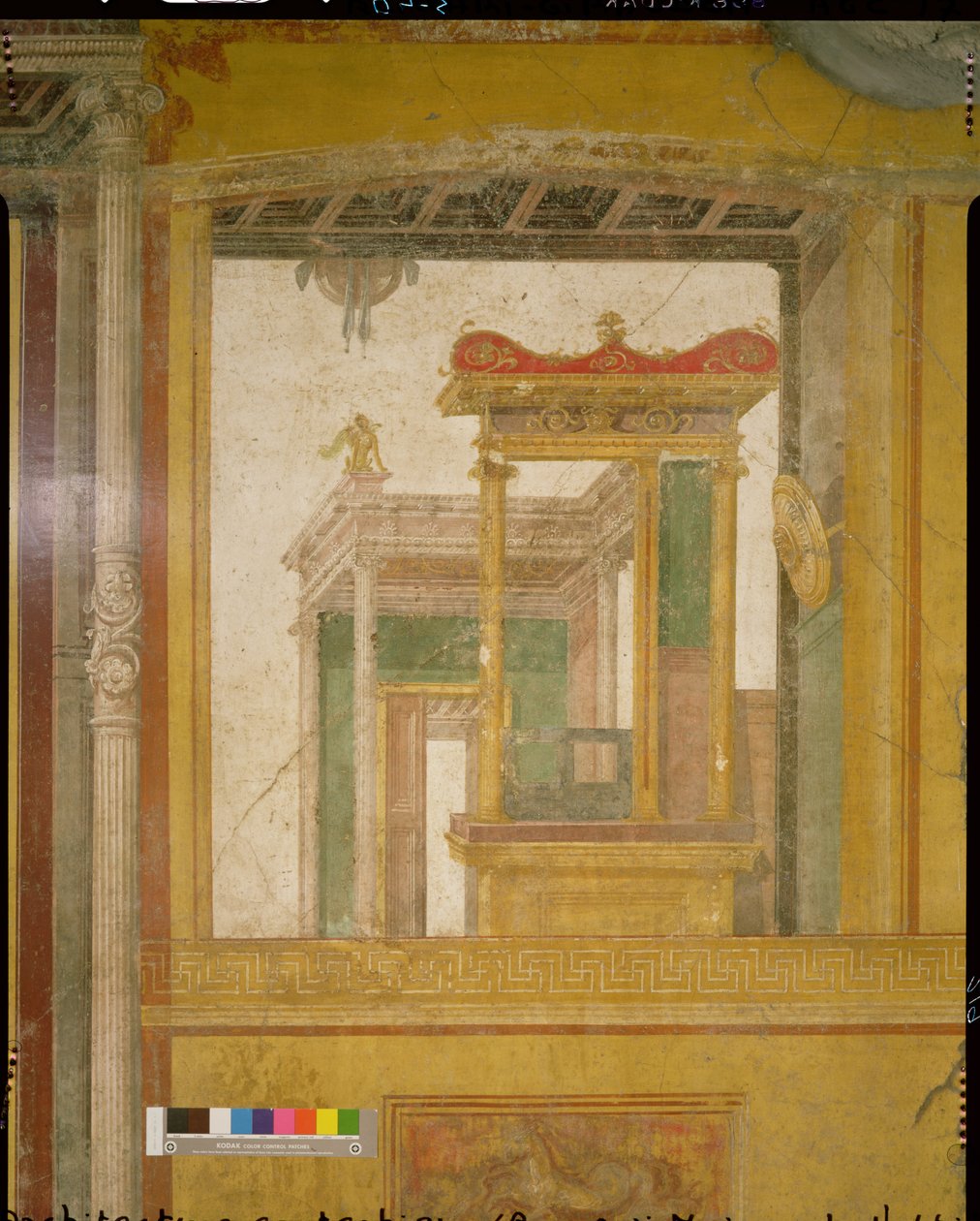 Fantastisk arkitektur, fra Casa dei Vettii (Vettiiernes hus) ca. 50-79 e.Kr. af Roman