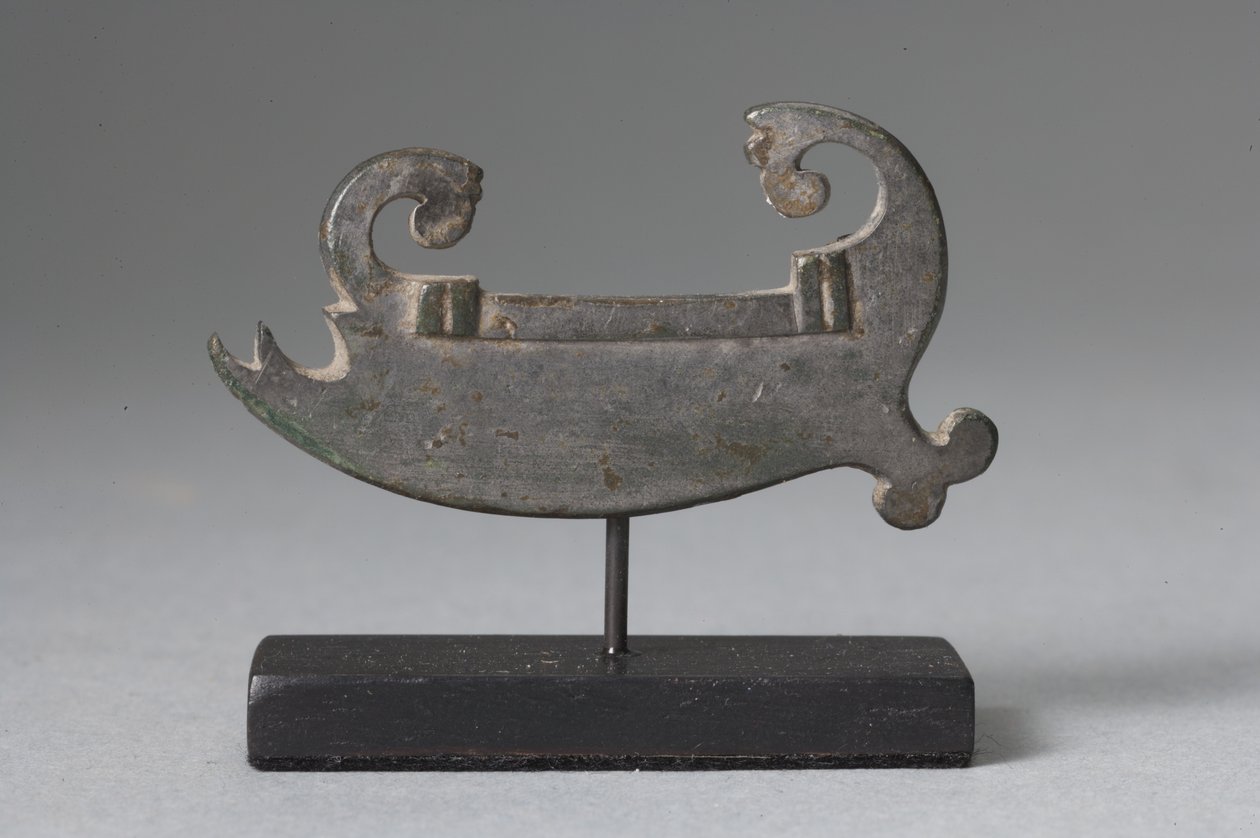 Fibula af et skib (bronze fortinnet) af Roman