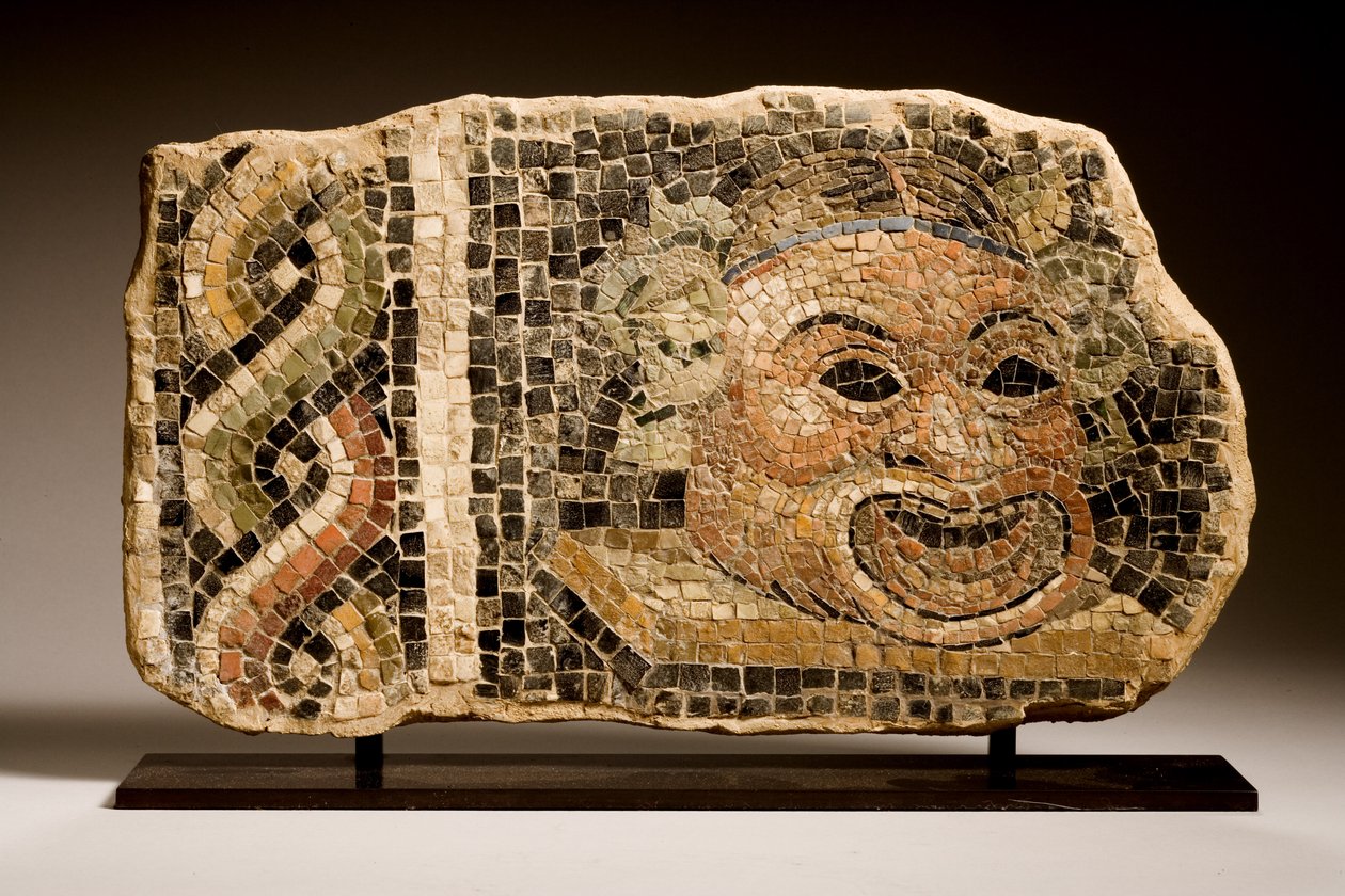 Fragment (mosaik) af Roman