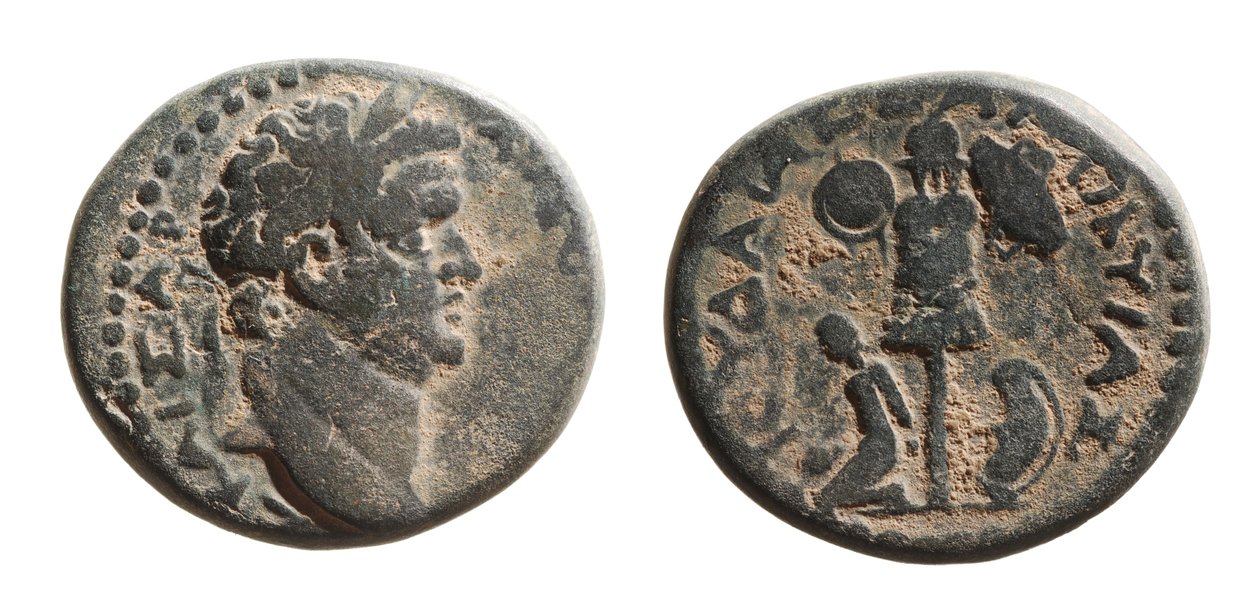Judea Capta, Titus mønt (metal) af Roman