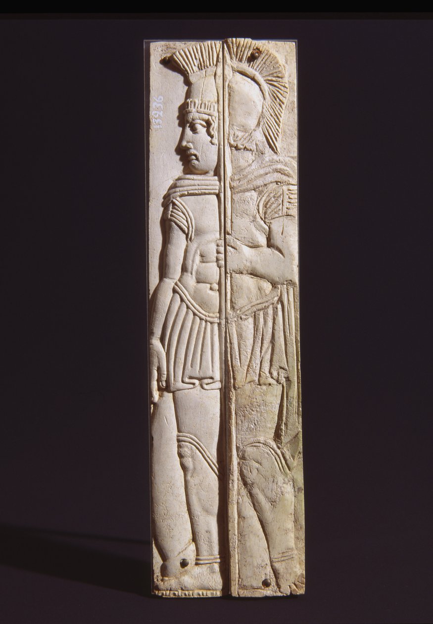 Panel, fra en serie af figurer i relief, Palestrina (knogle) af Roman