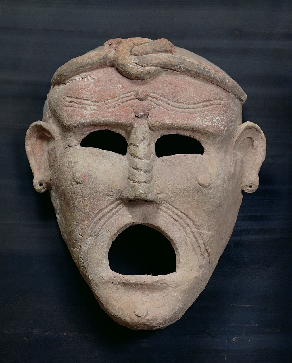Punisk charme maske, 3.-2. århundrede f.Kr. (terracotta) af Roman