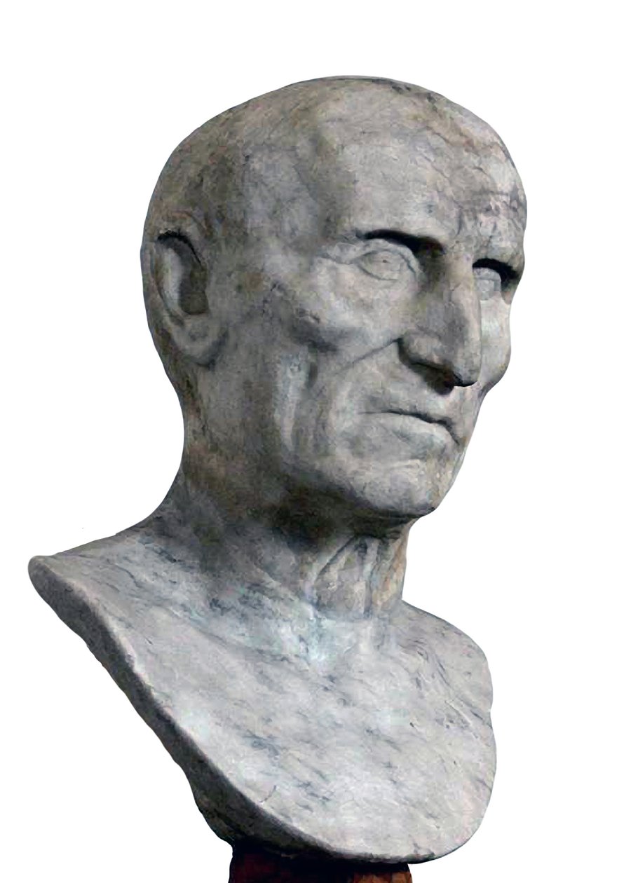 Romerske kejser Galba (marmor) af Roman