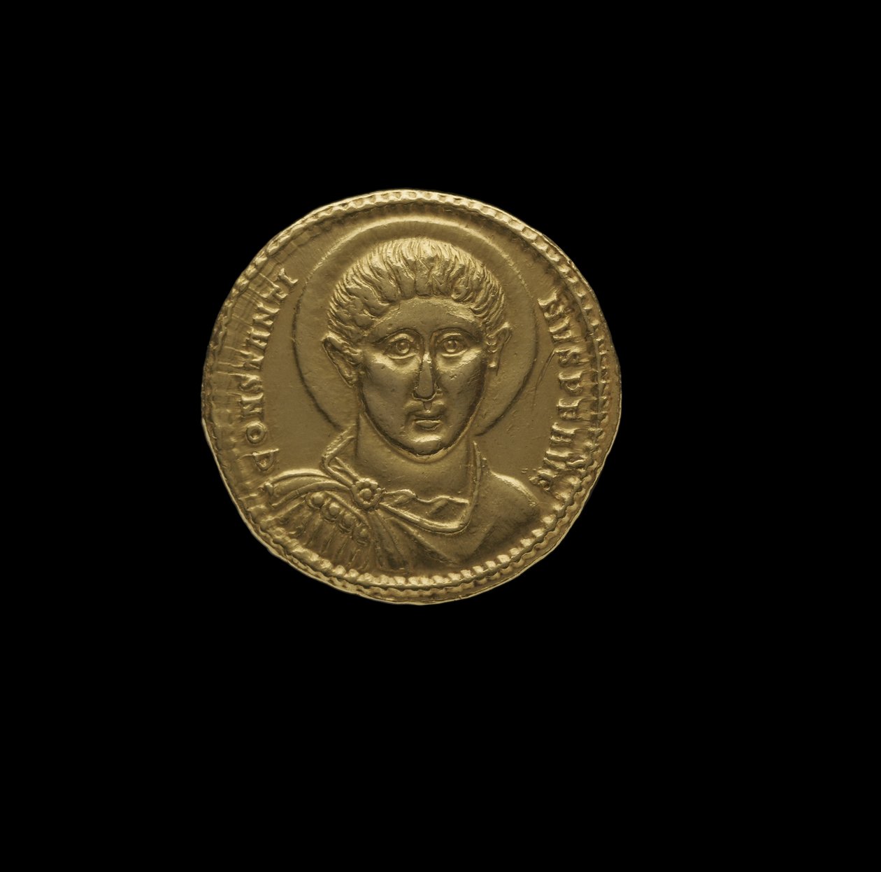 Romersk kejsermønt fra Ticinum, 316 e.Kr. (guld) af Roman