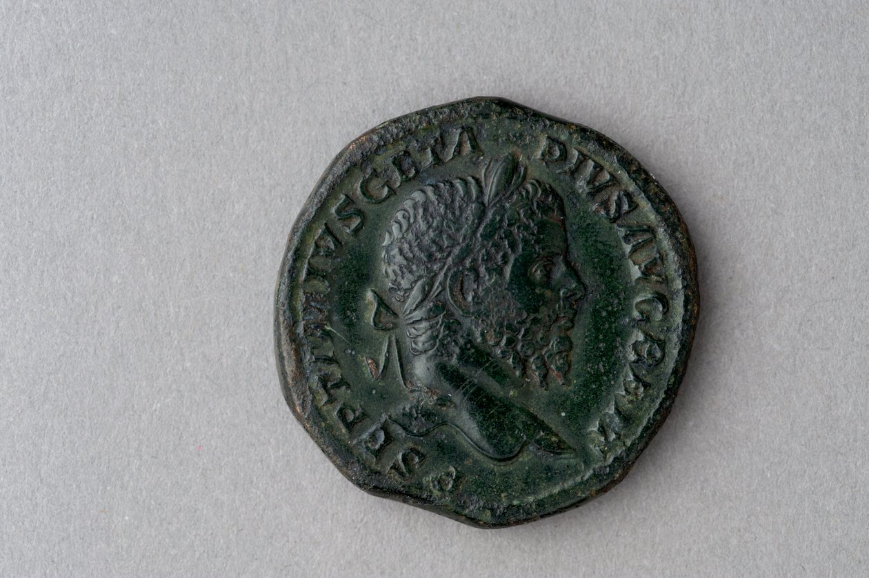 Sestertius af Geta (bronze) af Roman