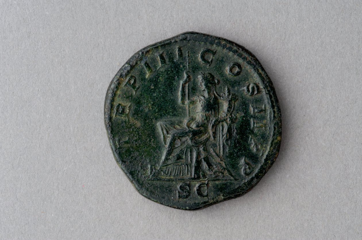 Sestertius af Geta (bronze) af Roman
