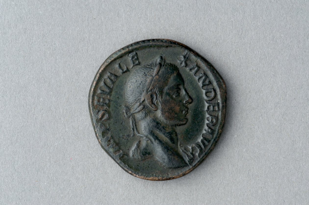 Sestertius af Severus Alexander (bronze) af Roman
