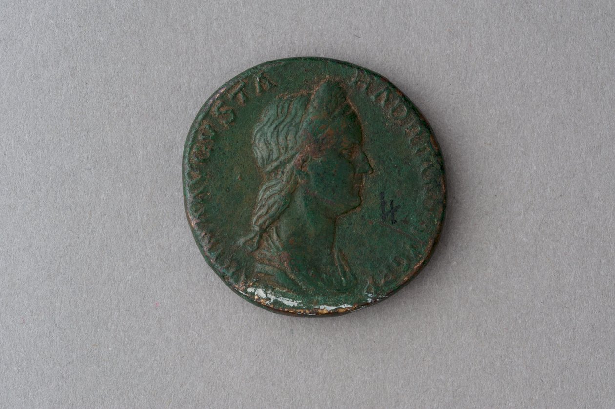 Sestertius af Vibia Sabina (bronze) af Roman