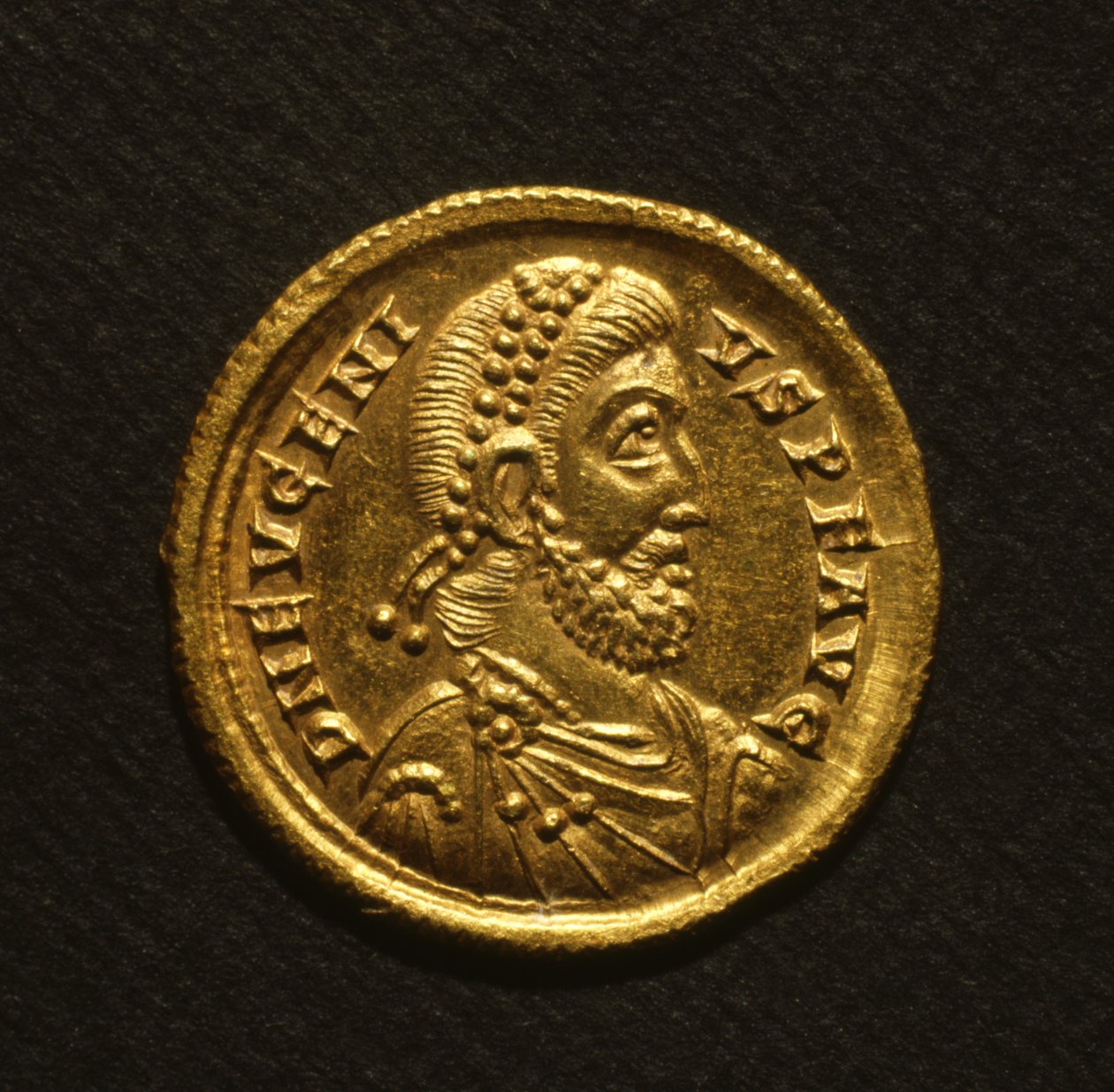 Solidus af Eugenius, 392-94 (guld) af Roman