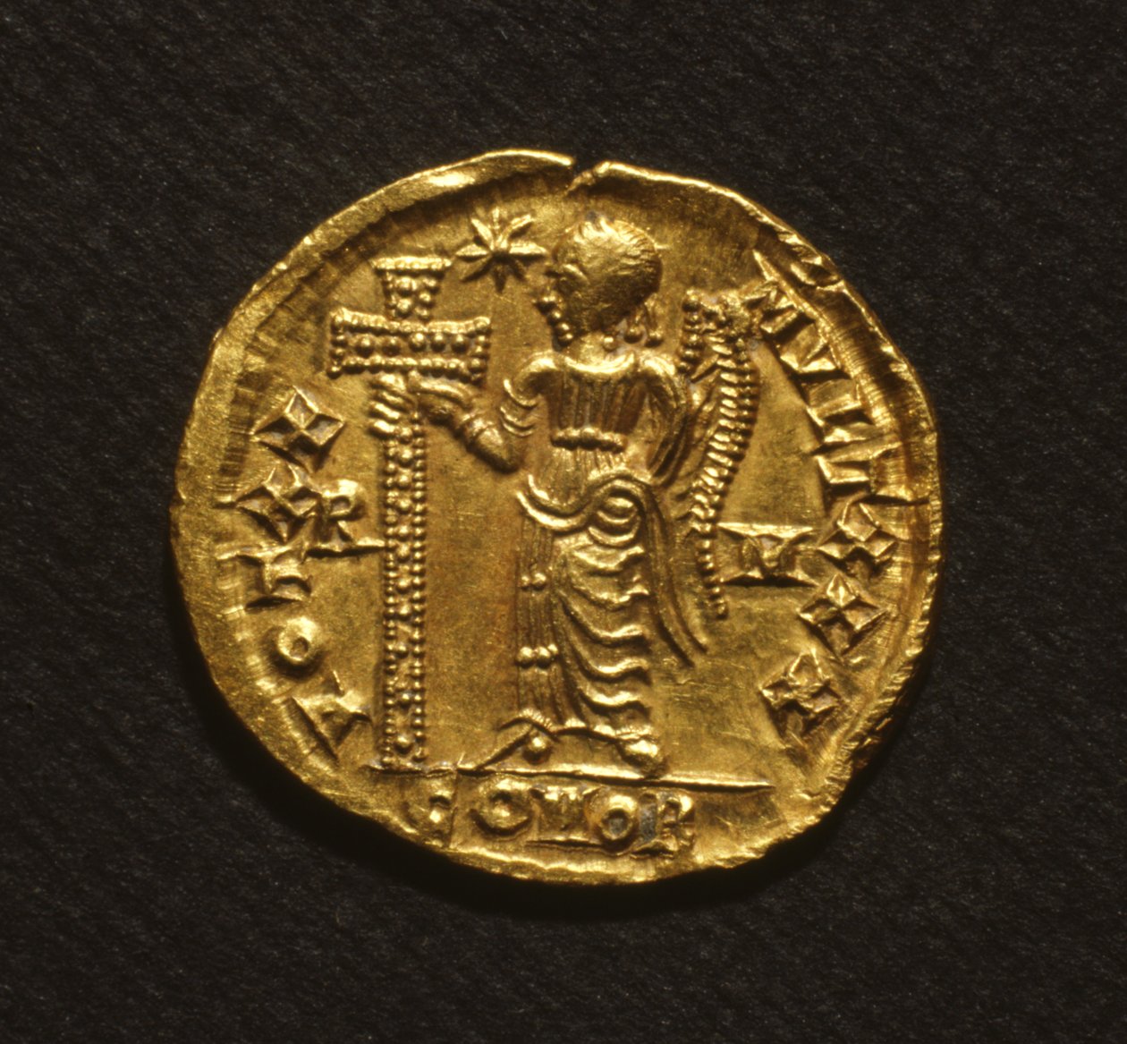 Galla Placidias solidus, 425-50 (guld) af Roman