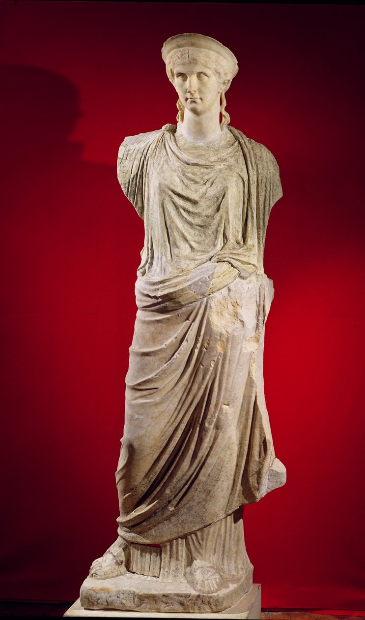 Statue af Antonia den Yngre (d.37 e.Kr.) af Roman