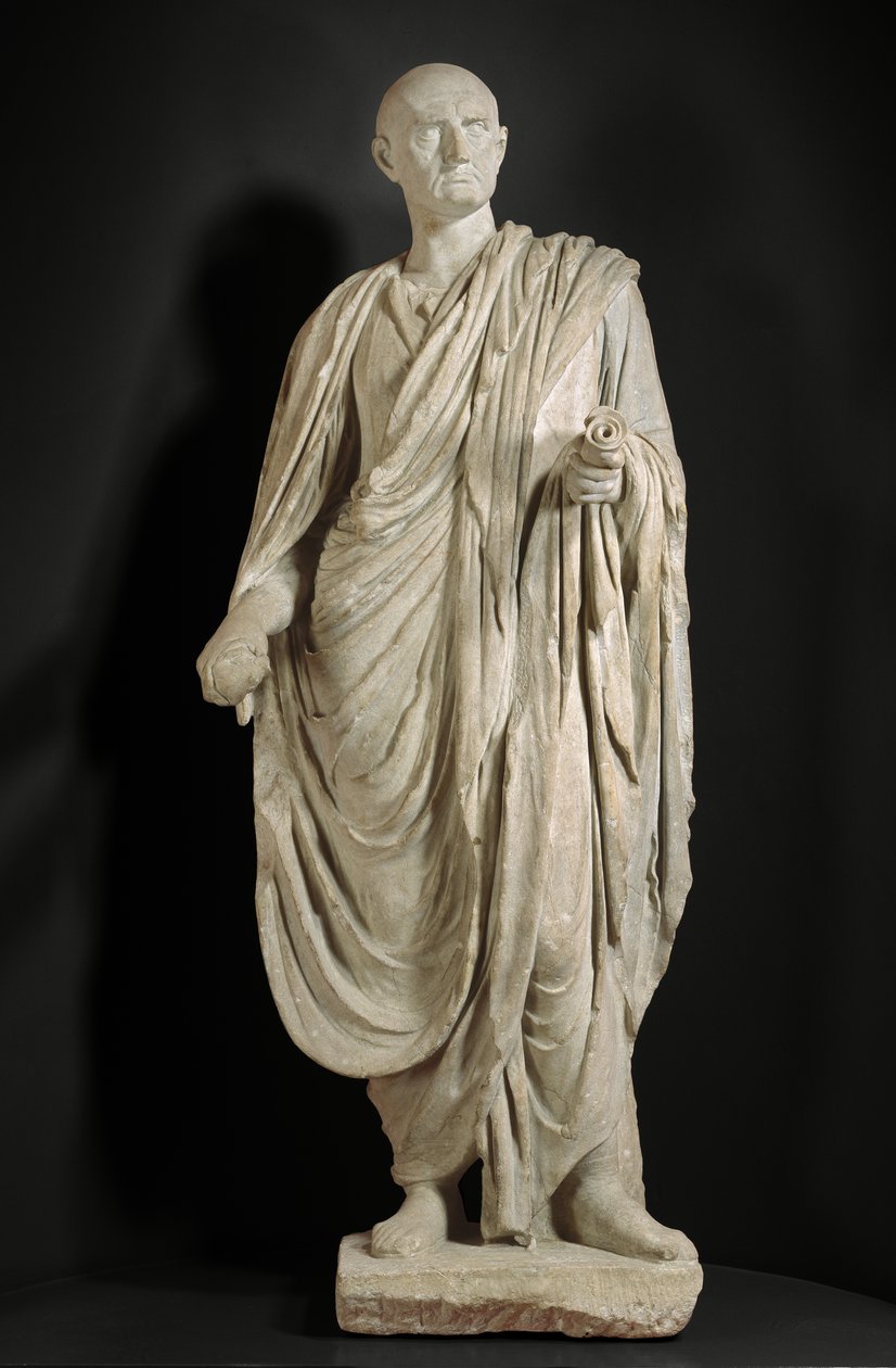 Statue af Cicero (marmor) af Roman
