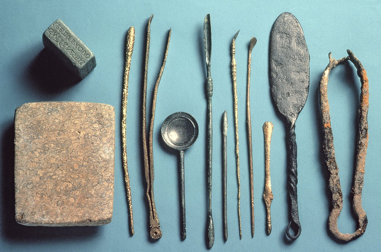 Kirurgiske instrumenter, forskellige datoer inden for romersk tid af Roman