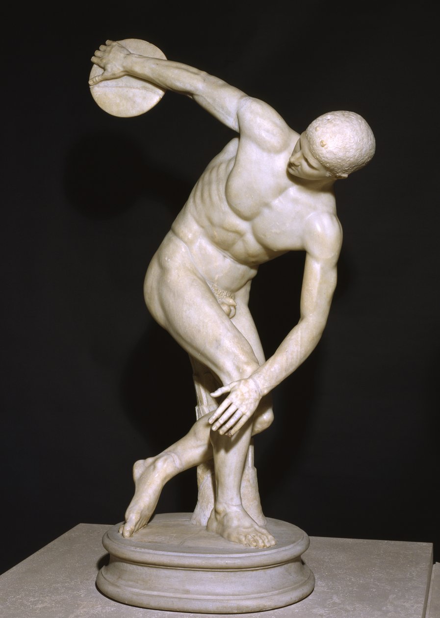 Lancellotti Discobolus (marmor) af Roman
