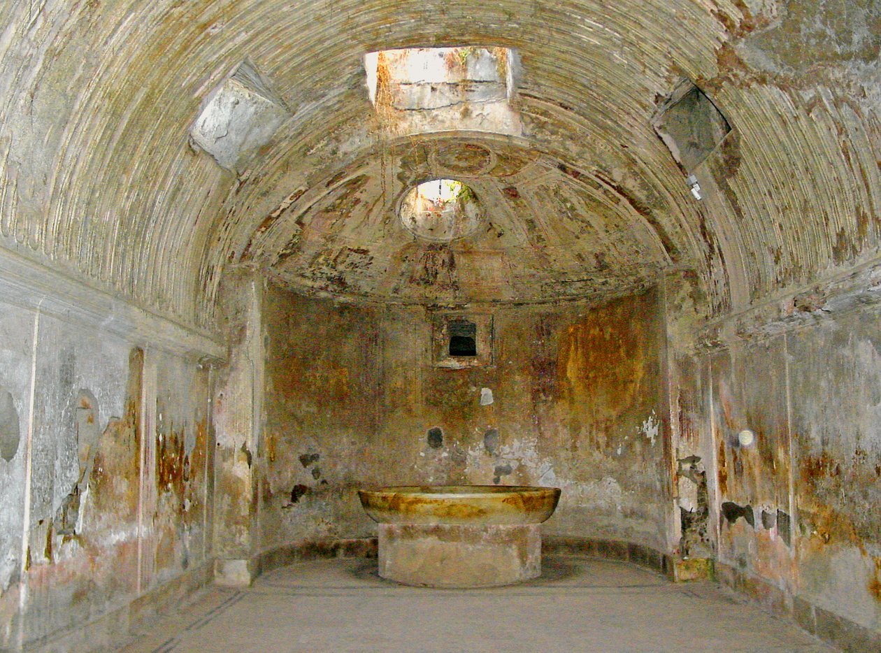 Caldarium af Forum thermae af Roman