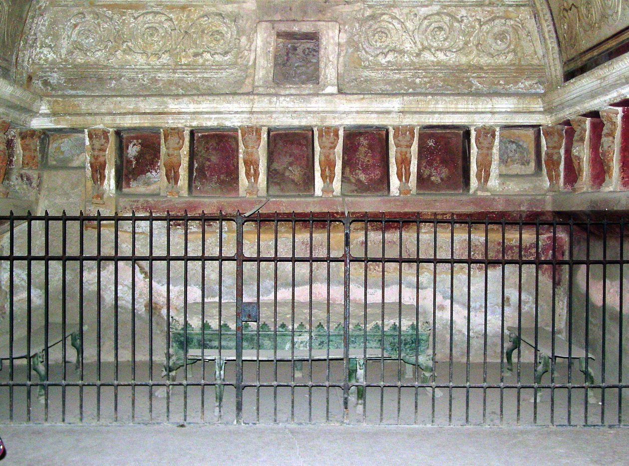 Tepidarium af Forum thermae af Roman