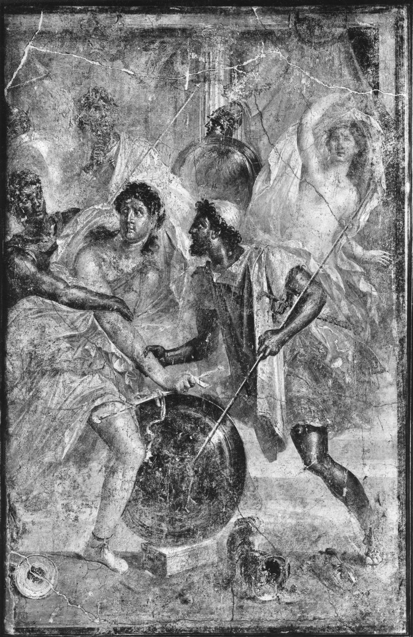 Ulysses og Diomedes genkender Achilleus forklædt som den kvindelige Pyrrha blandt Lycomedes
