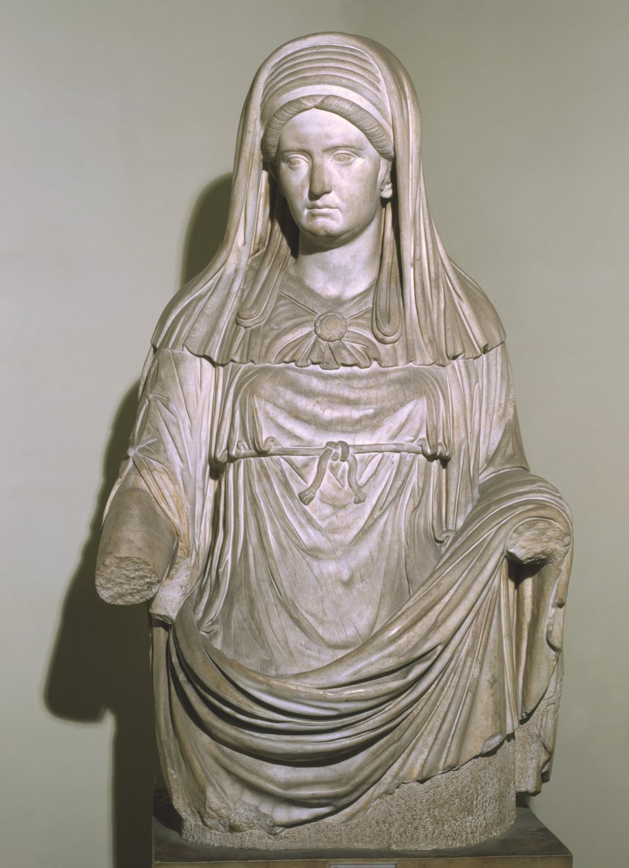 Vestale Massima (marmor) af Roman
