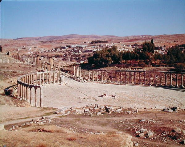Udsigt over forummet (Agora) af Roman