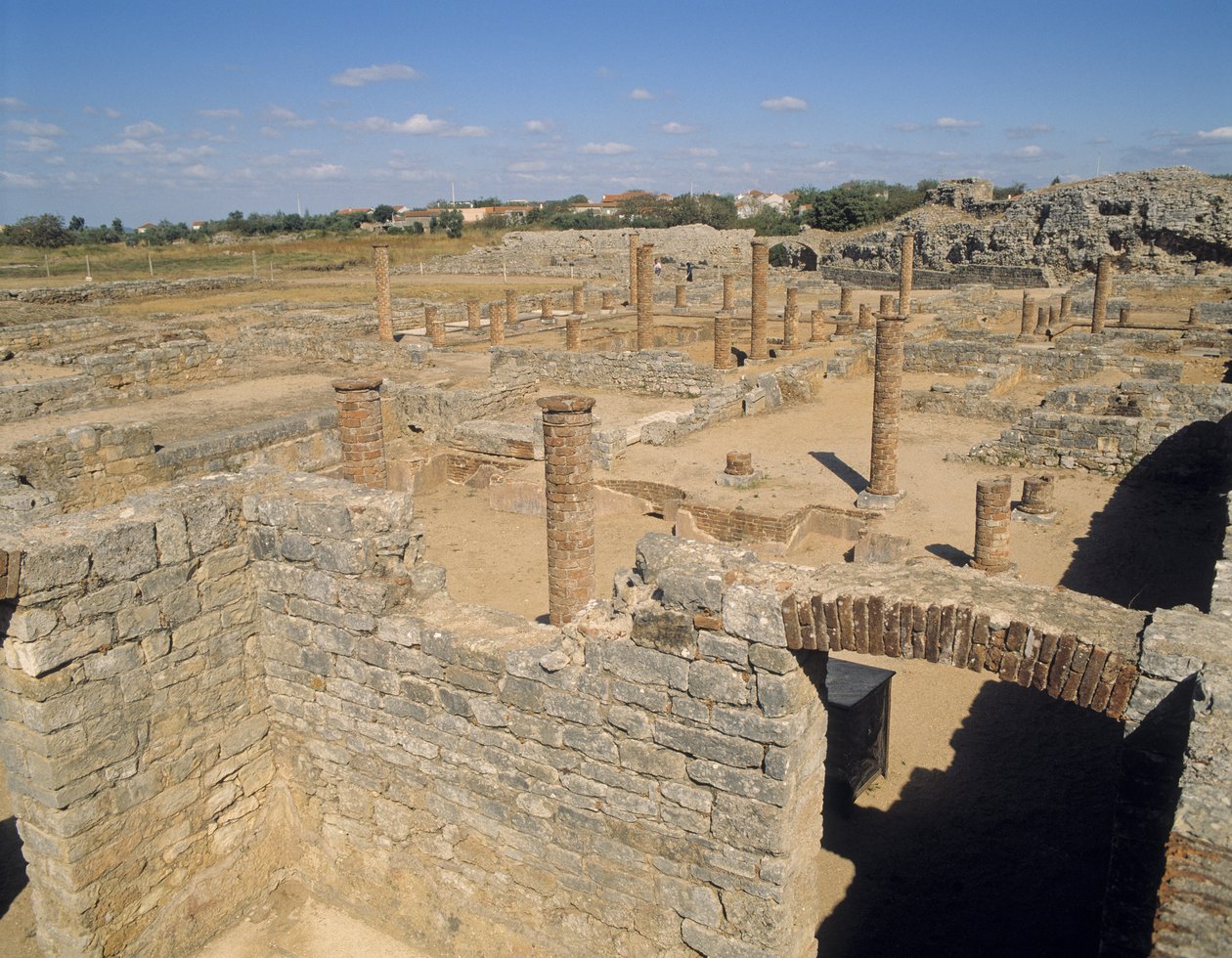Udsigt over ruinerne af Roman