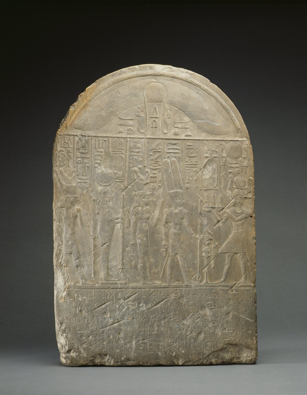 Kistemaske af en mand, med spor af pigmentøjne indlagt med glas og obsidian af Roman Period Egyptian