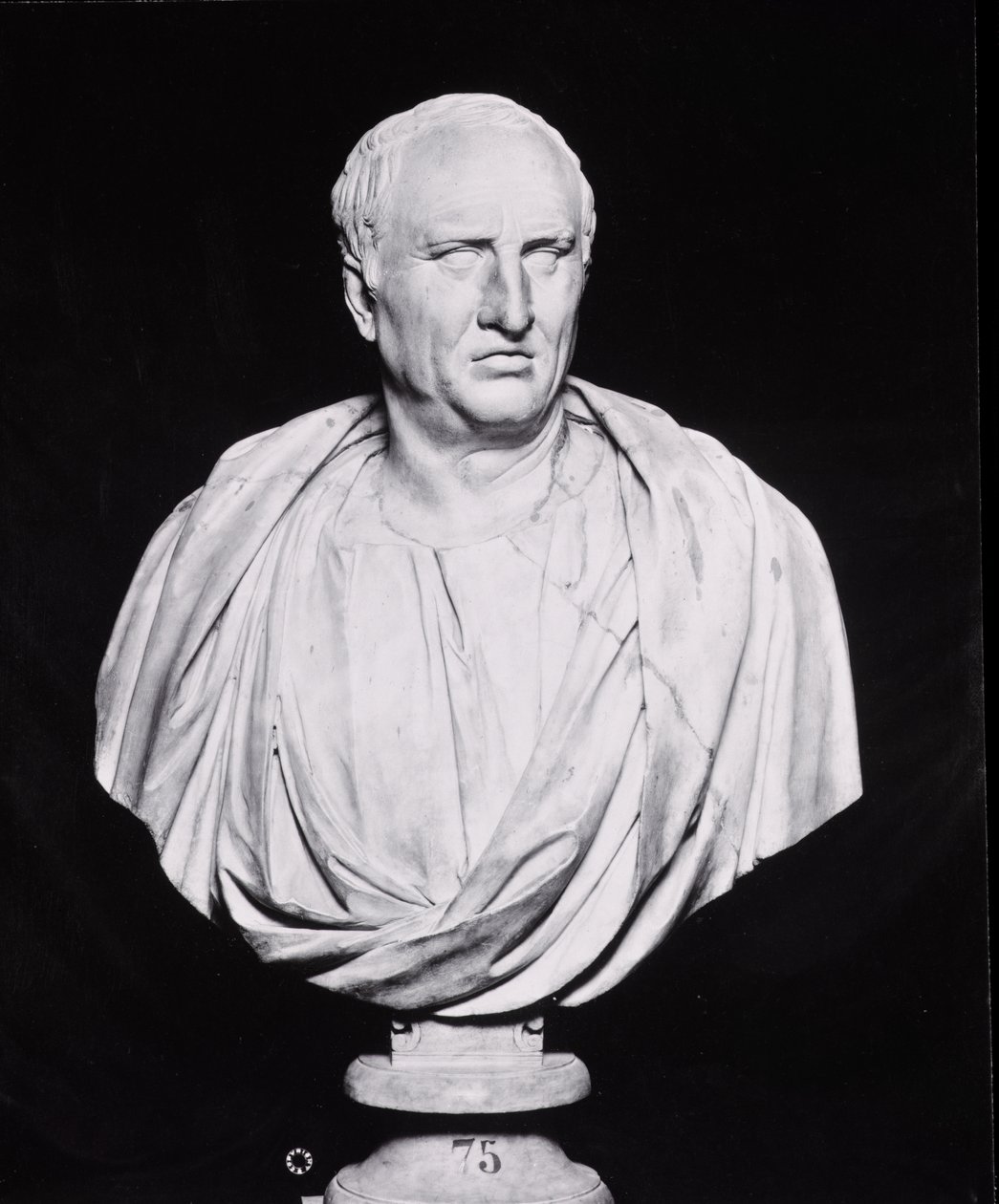 Buste af Marcus Tullius Cicero (106-43 f.Kr.) af Roman Roman