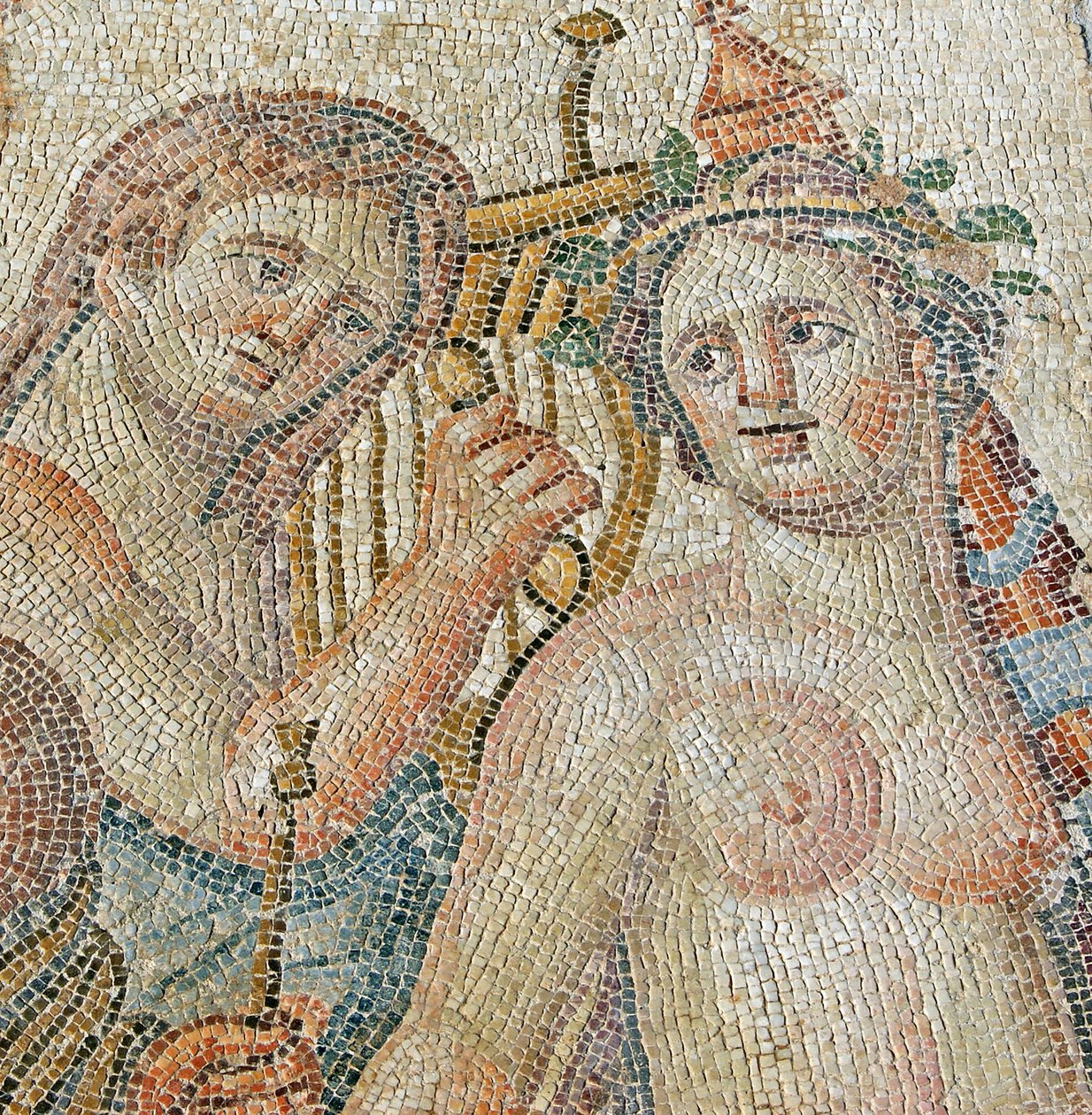 En kentaur charmerer en Maenade, detalje fra Dionysos