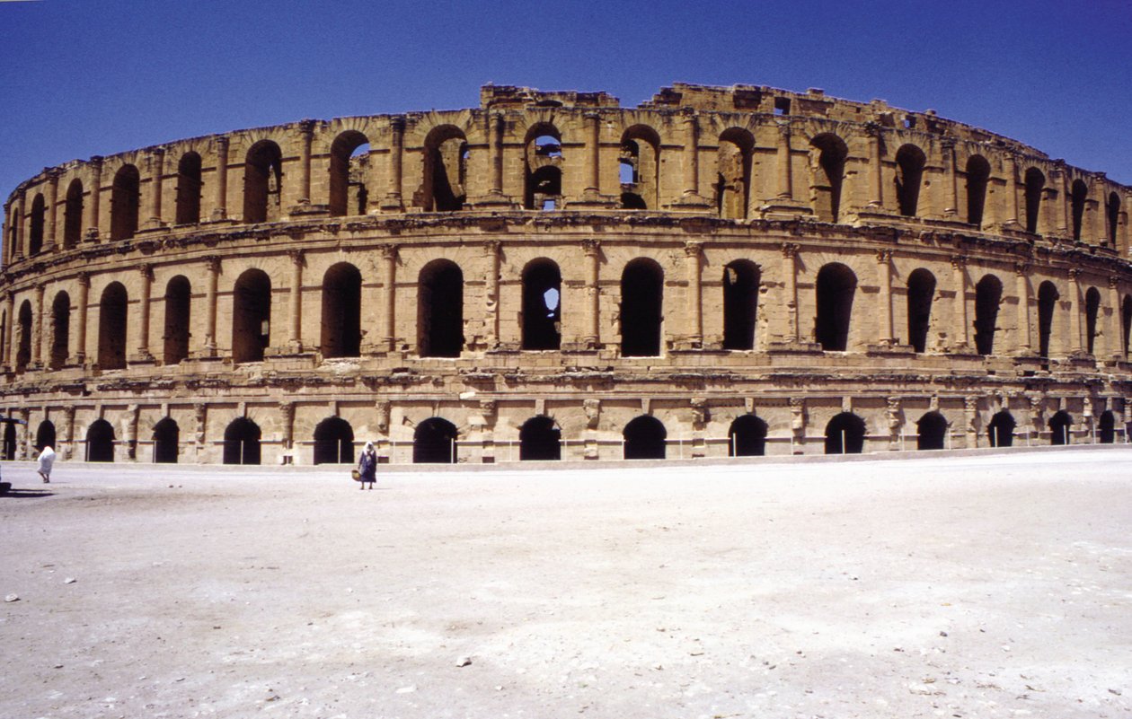 Amfiteateret i El-Djem (Tunesien). af Roman