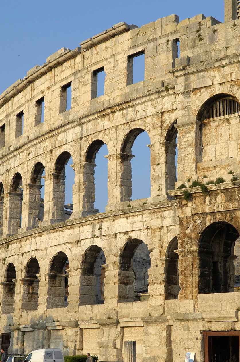 Amfiteater i Pula, Kroatien af Roman