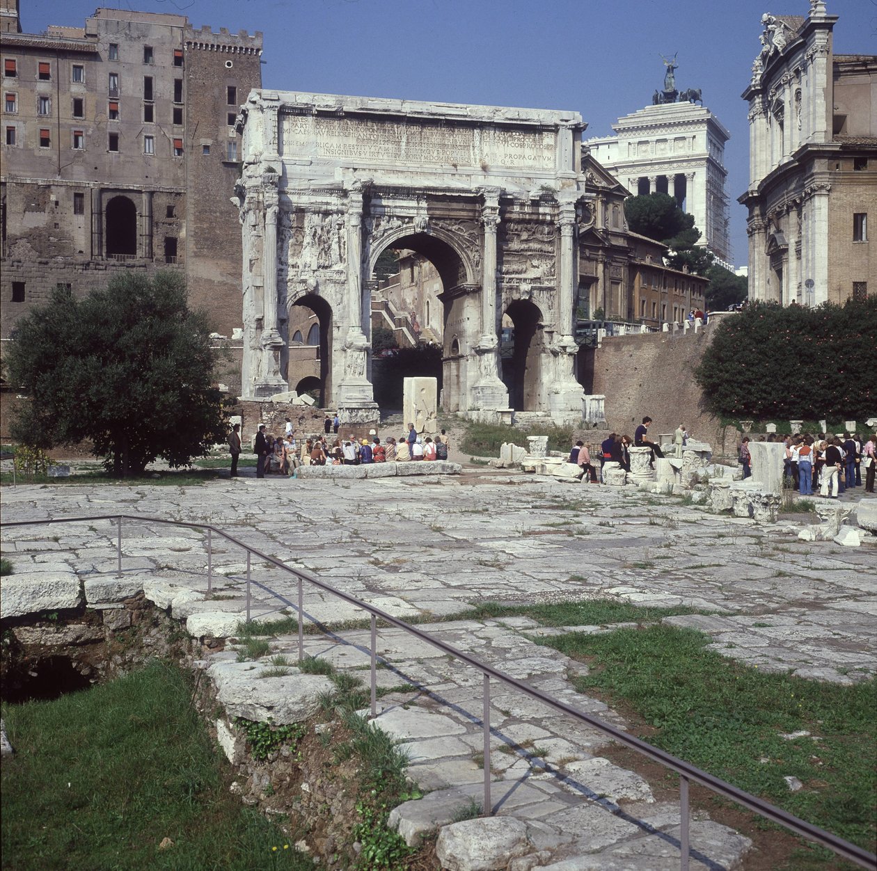 Buen af ​​Septius Severus, Forum Romanum, Rom af Roman