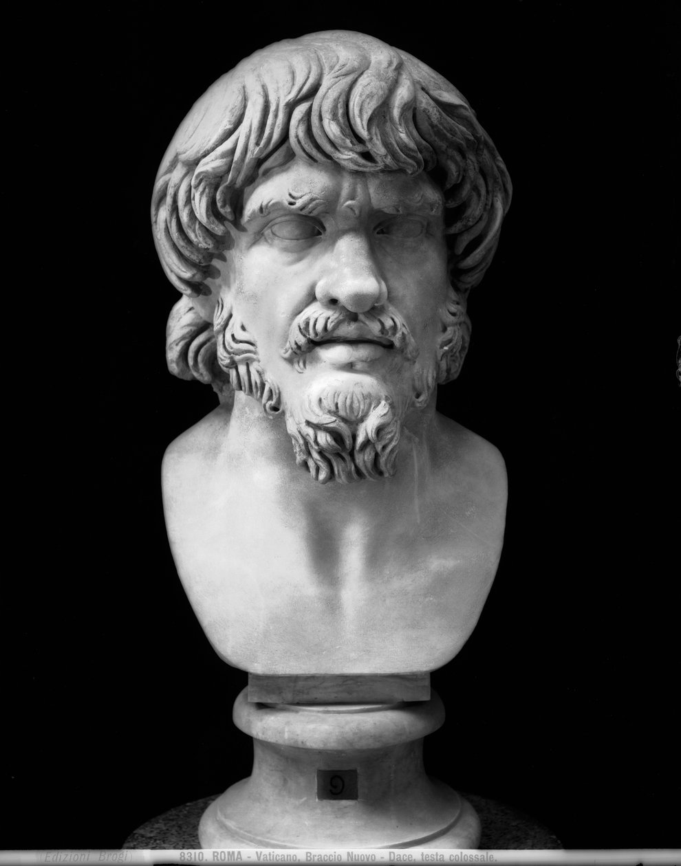Buste af fangedans (marmor) af Roman