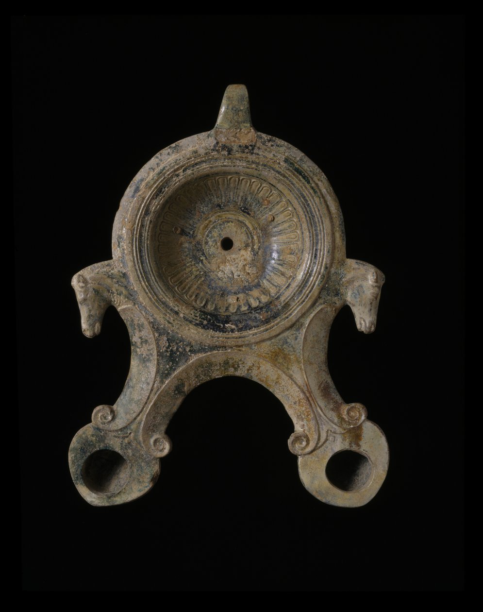 Keramisk lampe af Roman