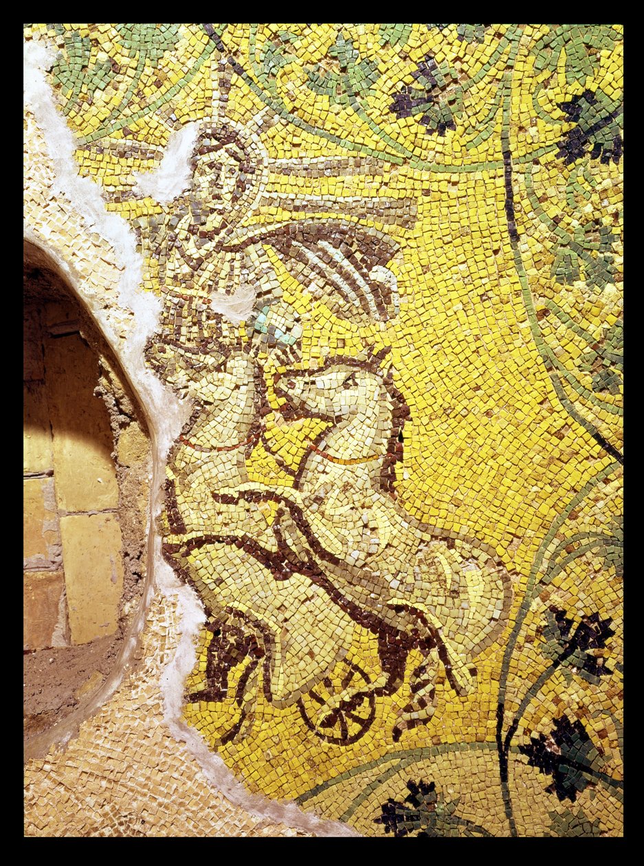 Christ Helios, fra den prækonstantinske nekropolis under St. Peters (mosaik) af Roman