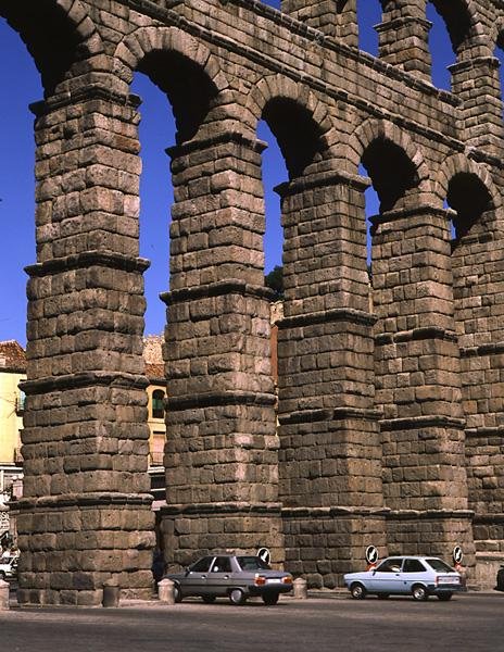 Detalje fra den romerske akvædukt (foto) af Roman