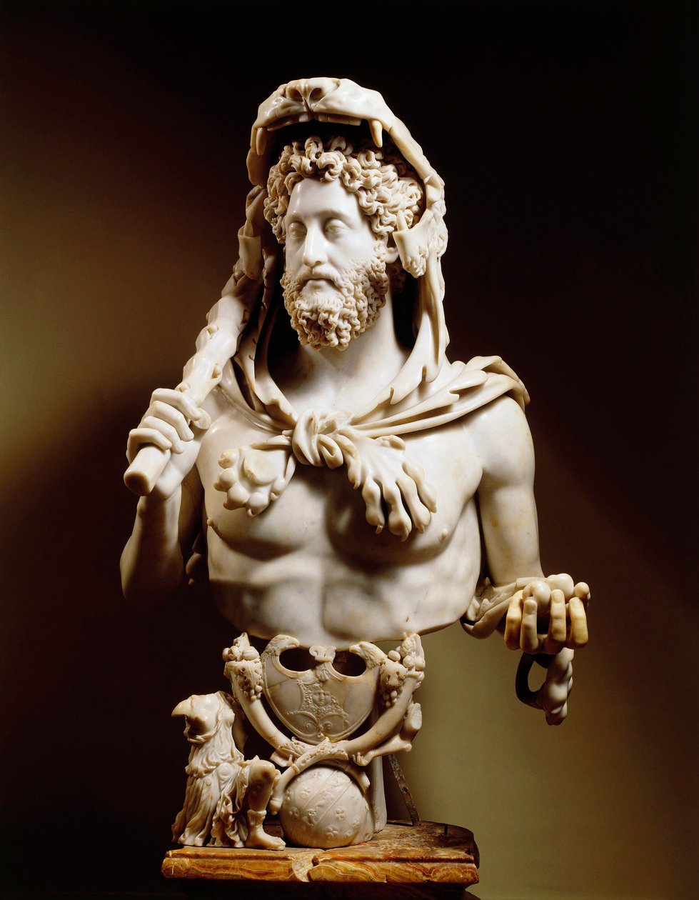 Kejser Commodus (160-192) med Herkules